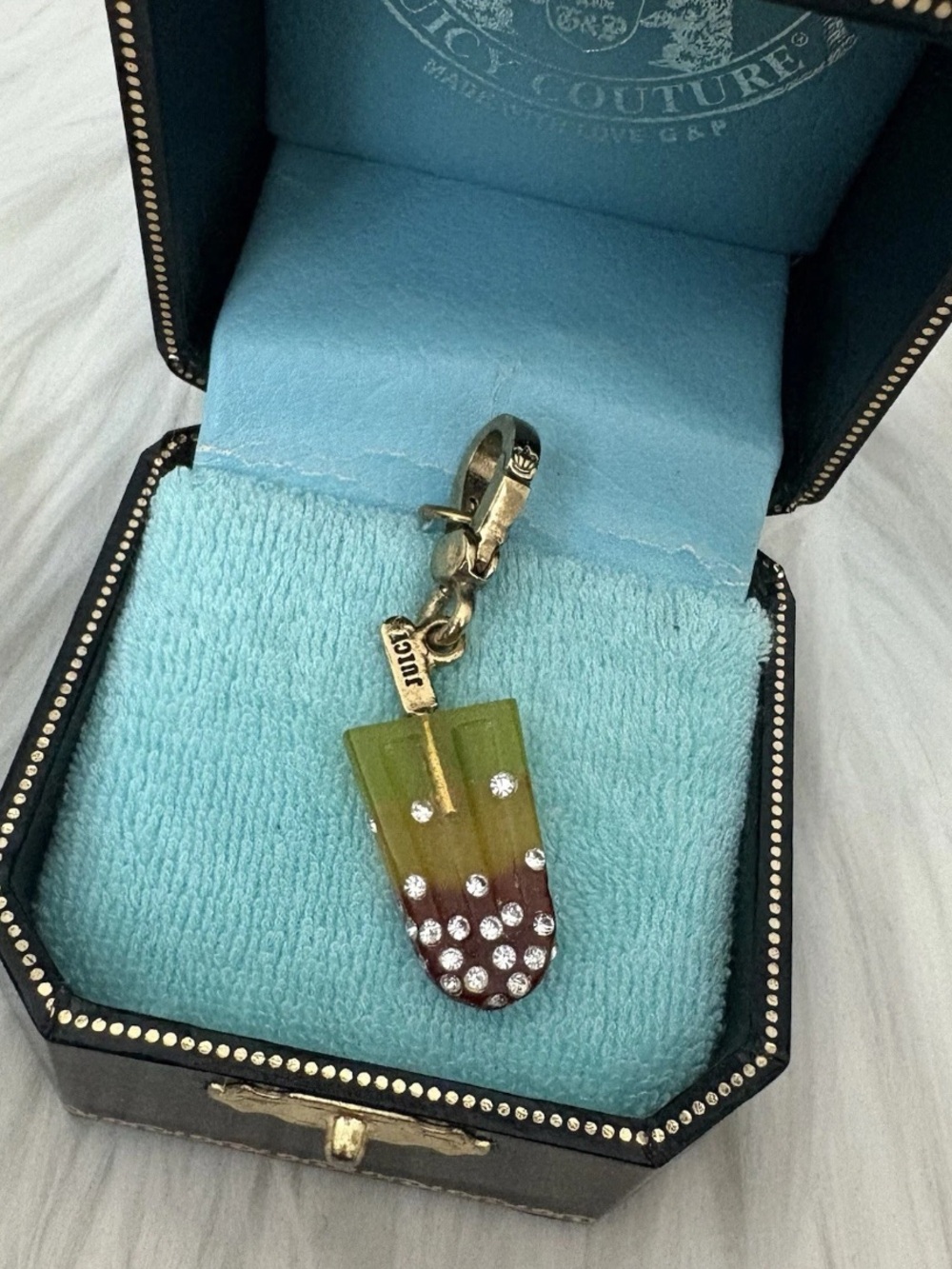 Authentic Juicy Couture Purple, Green & Yellow Ice Pop Charm W/Box - READ